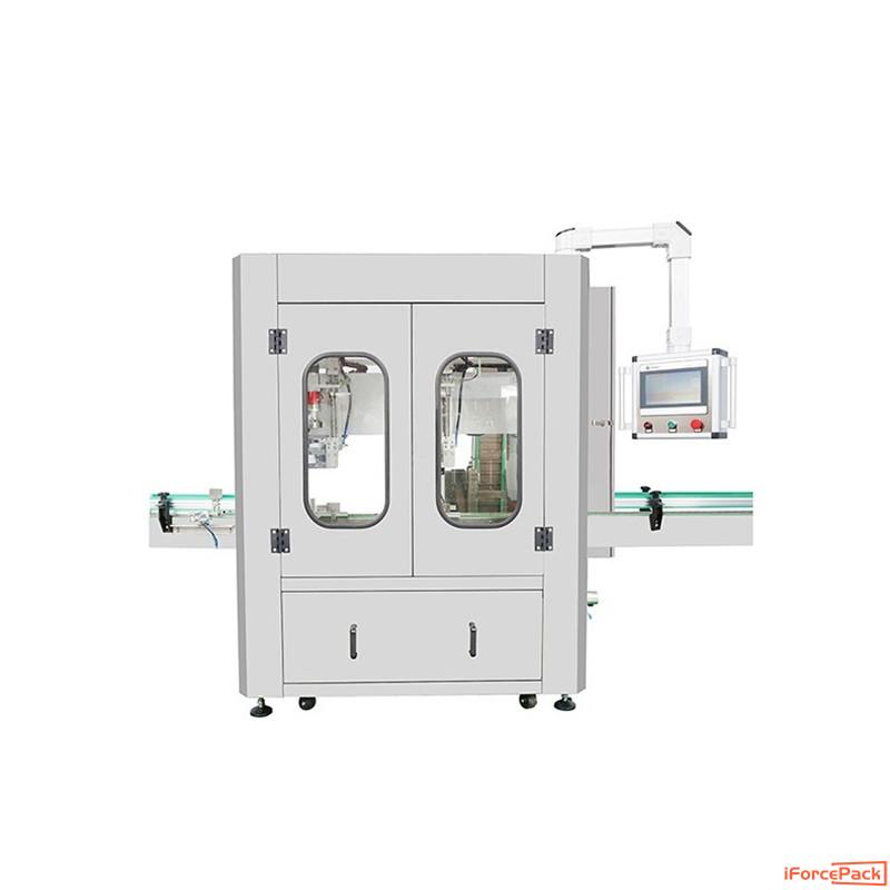 Automatic bottle inline 2 heads tracking capping machine plastic cap continuous tracking capping machine