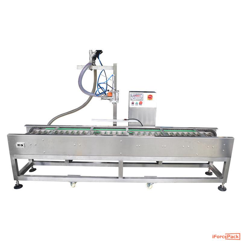 Automatic 10L-50L bucket pail drum weighing filling machine single head weighing filler