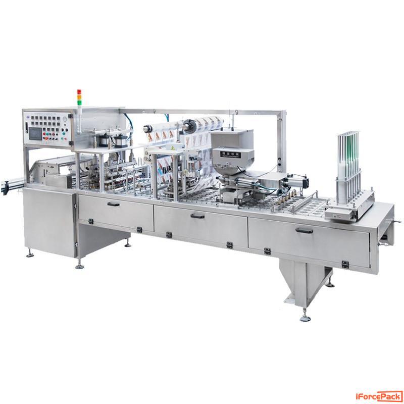 Automatic 6 lanes cup filling sealing machine