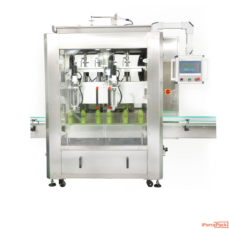 Automatic 2 heads tracking type filling machine for bottles