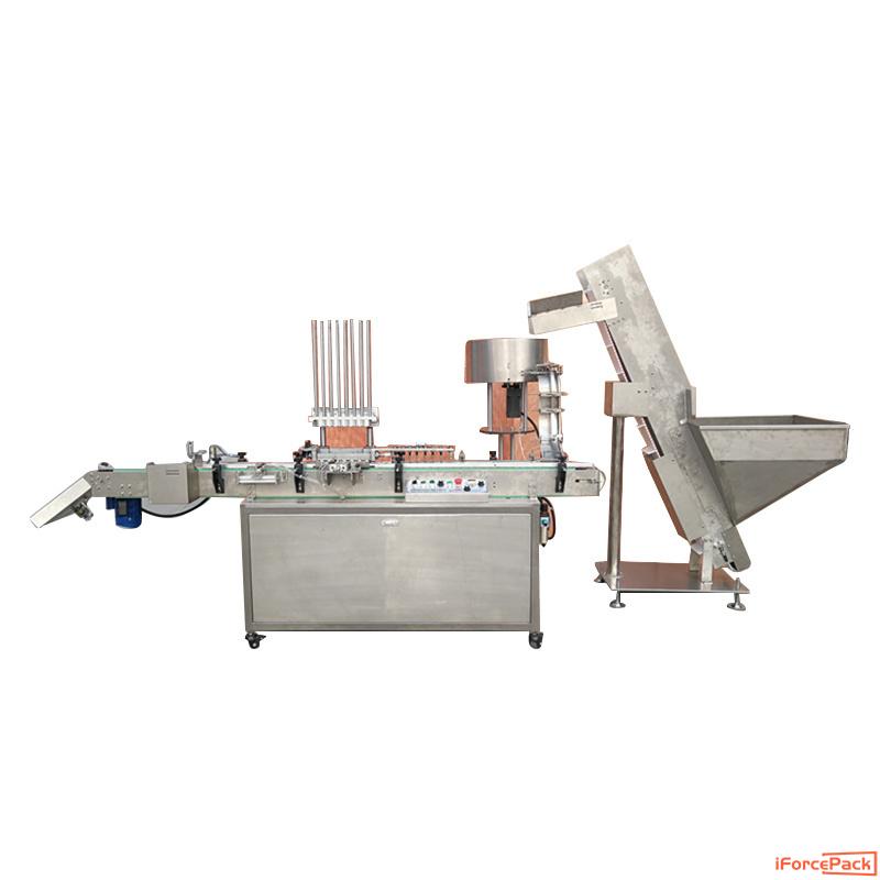 Automatic plastic cap wad lid lining assembly machine