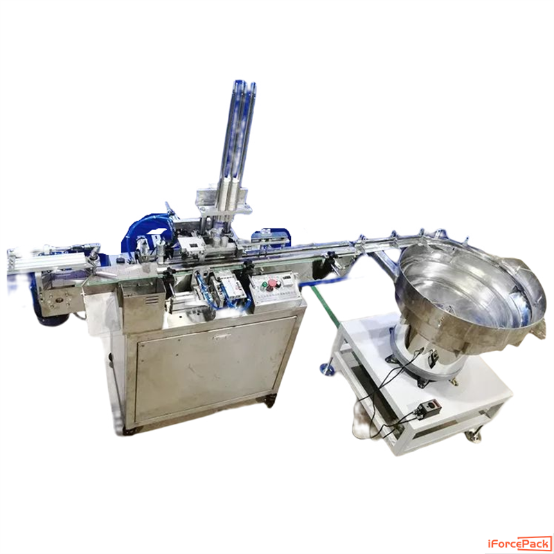 Automatic 2 heads bottle cap lining assembly machine