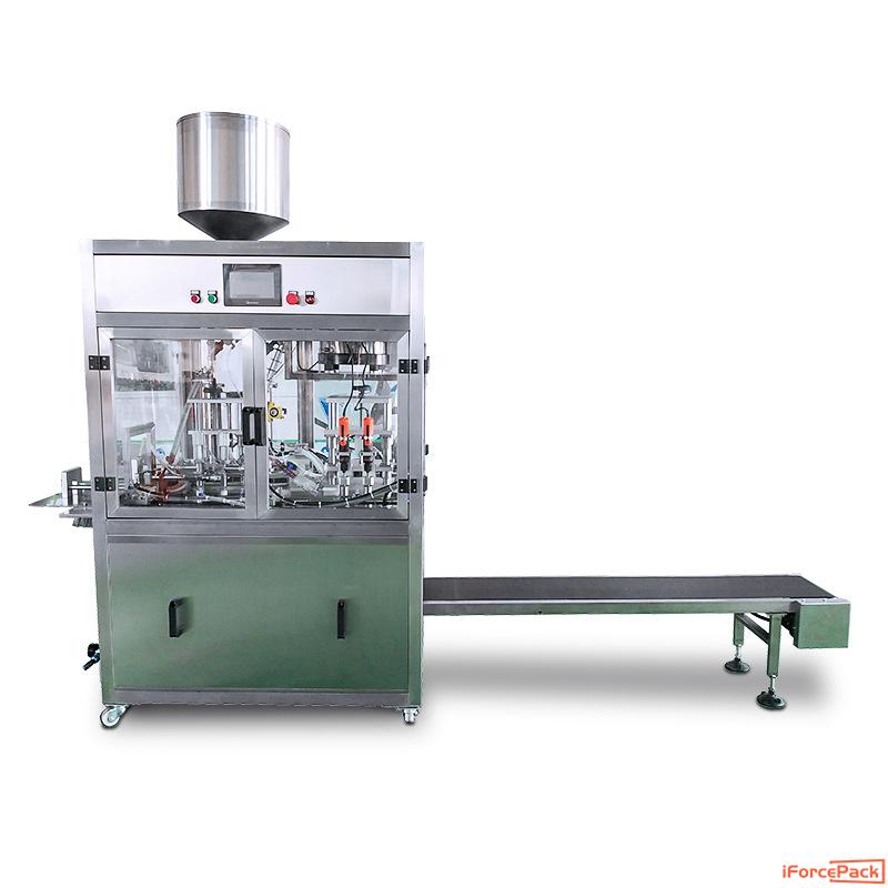 Automatic mini type premade given bag filling capping machine 