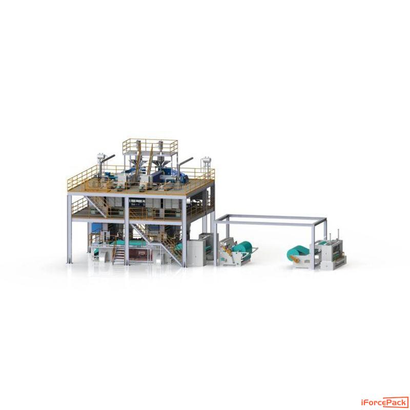 Meltblown fabric extruder nonwoven fabric producing line