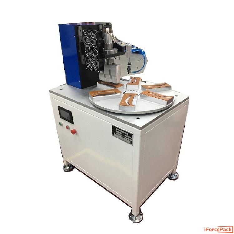 Semi automatic turntable type mask edge welding machine