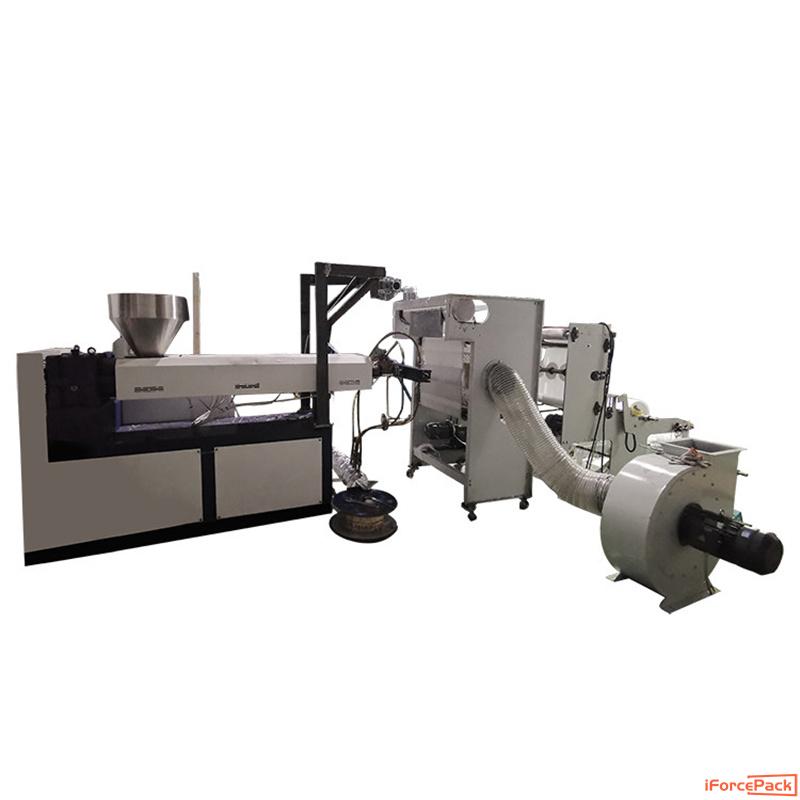 Automatic KN95 face mask film melt spray fabric producing machine