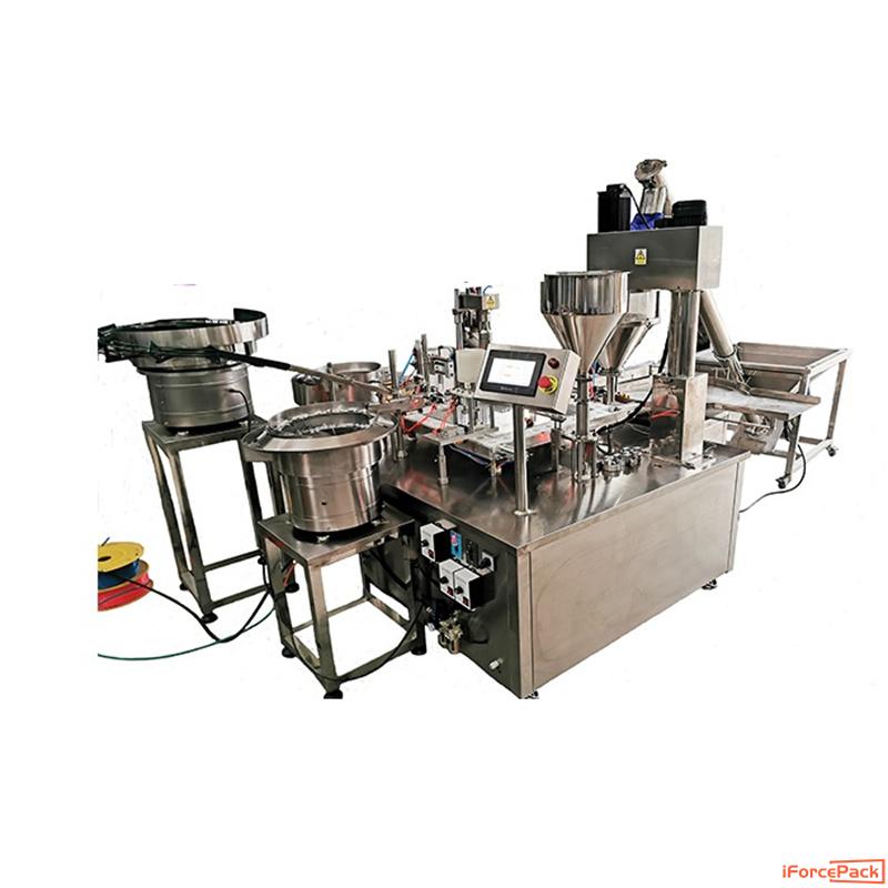 Automatic nail polish bottle mold jig filling capping machine