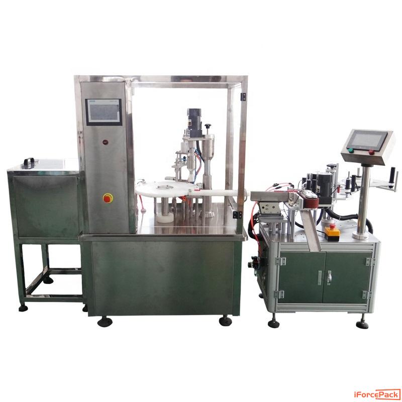 Automatic covid test regent tube filling capping machine