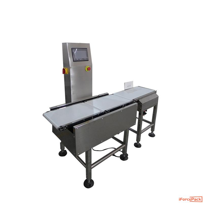 Automatic inline weight checking machine