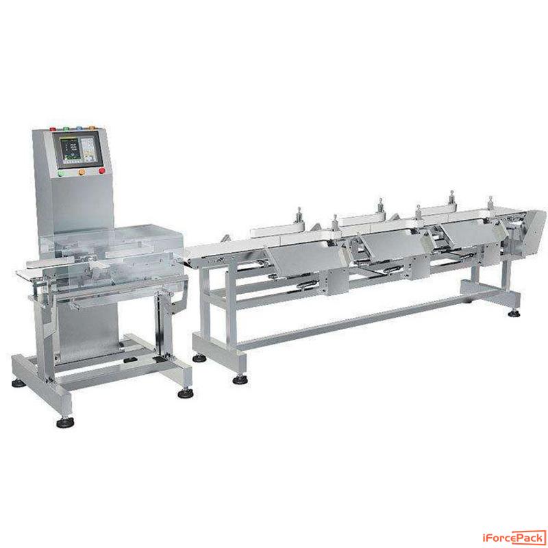 Automatic weight checking sorting machine