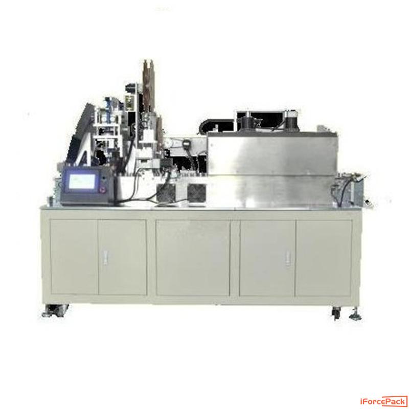 Automatic 18650 batteries sleeve wrapping shrinking sealing machine