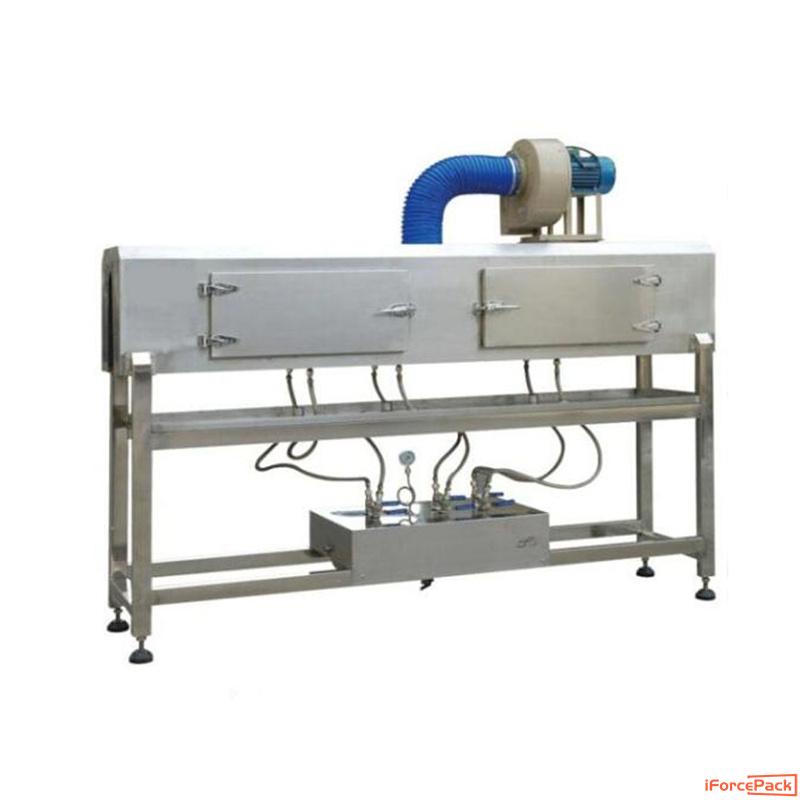 Automatic bottle steam heating shrinking sleeve sealing tunnel