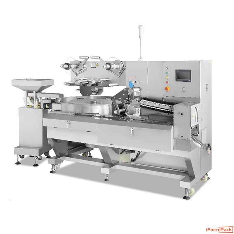 Automatic candy high speed flow bag packing machine