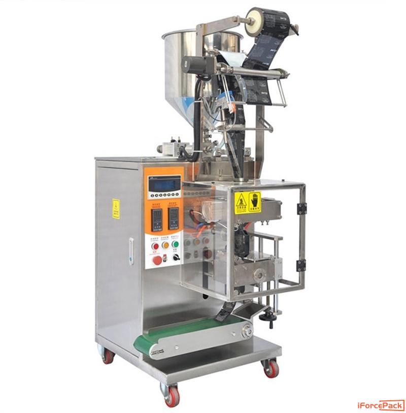 Automatic 4 sides seal food sauce bag pouch packaging machine