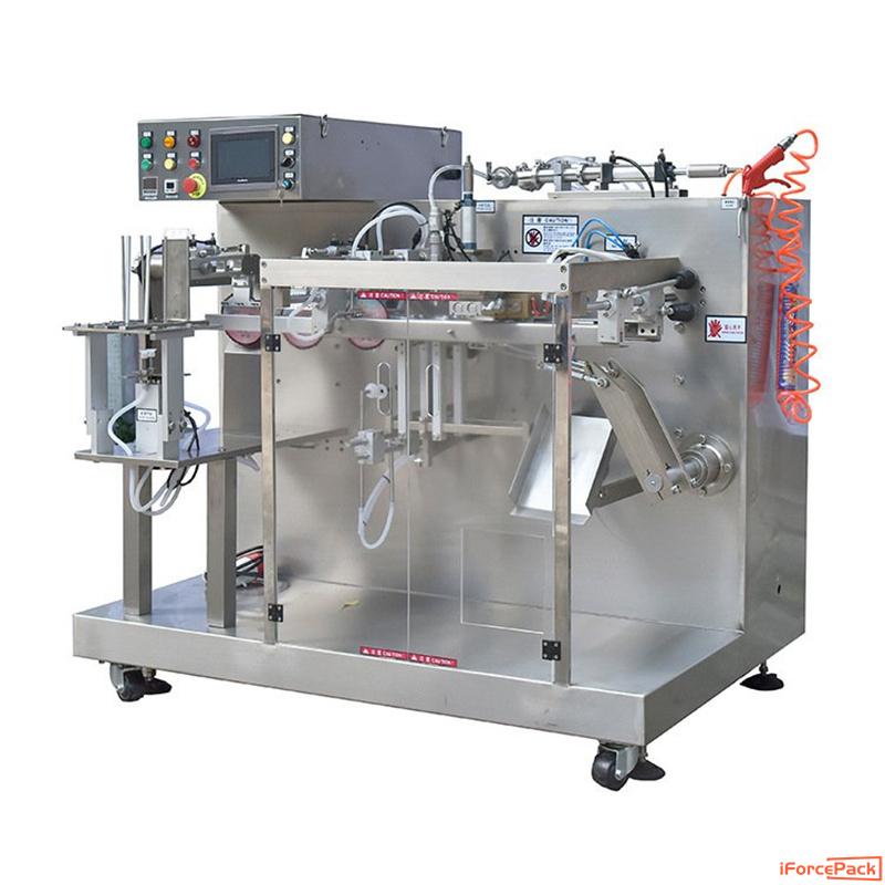 Automatic premade given bag pouch horizontal liquid filling sealing machine