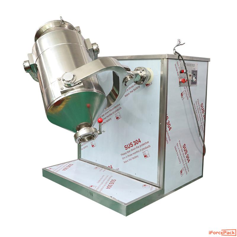 Automatic powder 3D mixing machine powder blending tank