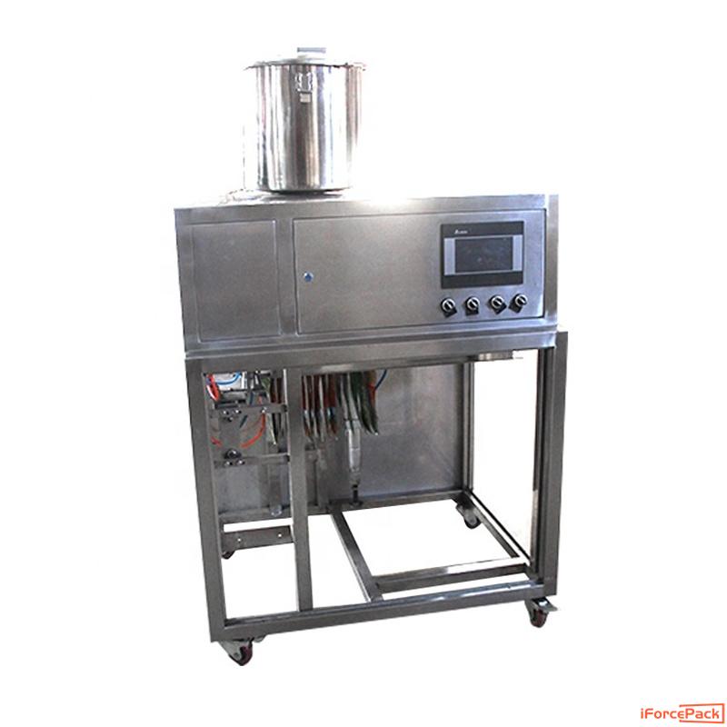 Automatic 2 in 1 mini type given bag liquid filling capping machine