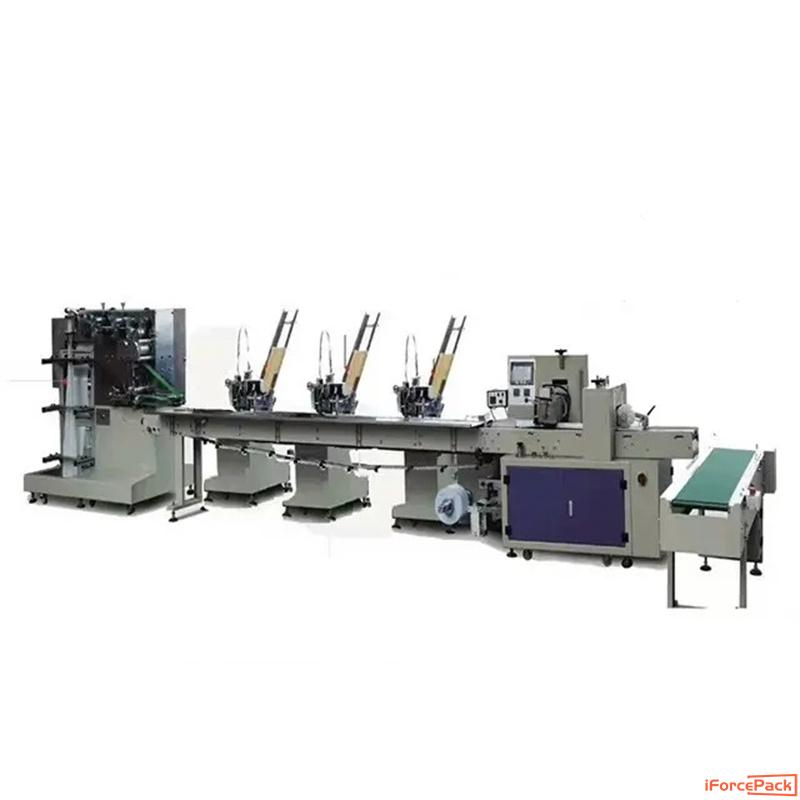 Automatic disposable tableware parts packaging machine