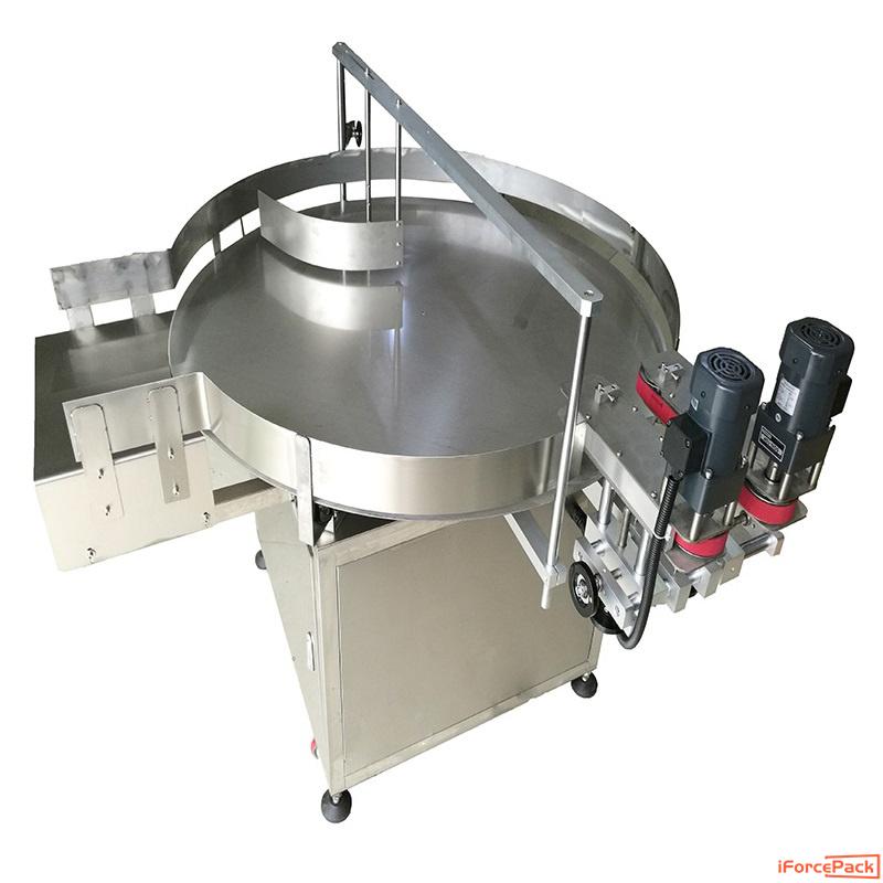 Automatic round bottle turntable sorting feeding machine