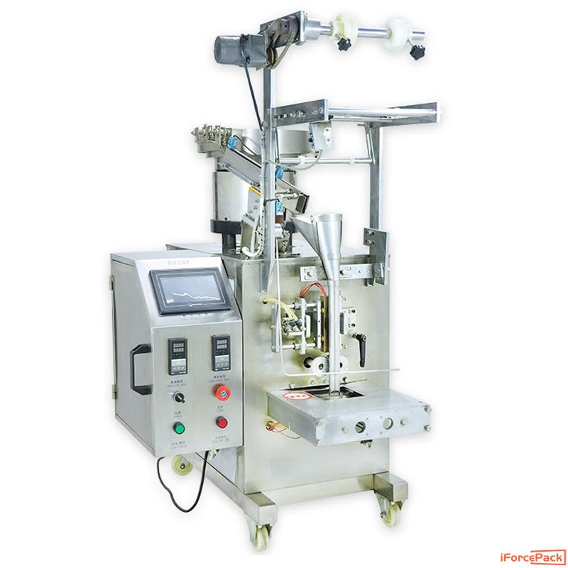 Automatic one vibrating sorting bowl hardware bag packaging machine