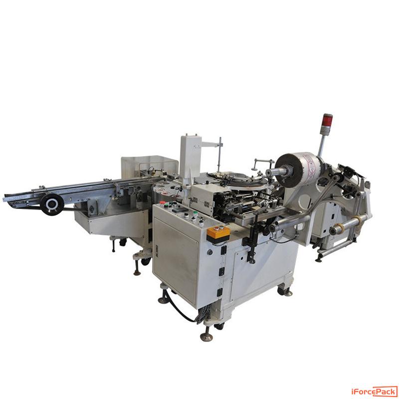 Automatic tapes paper sticks label film wrapping machine