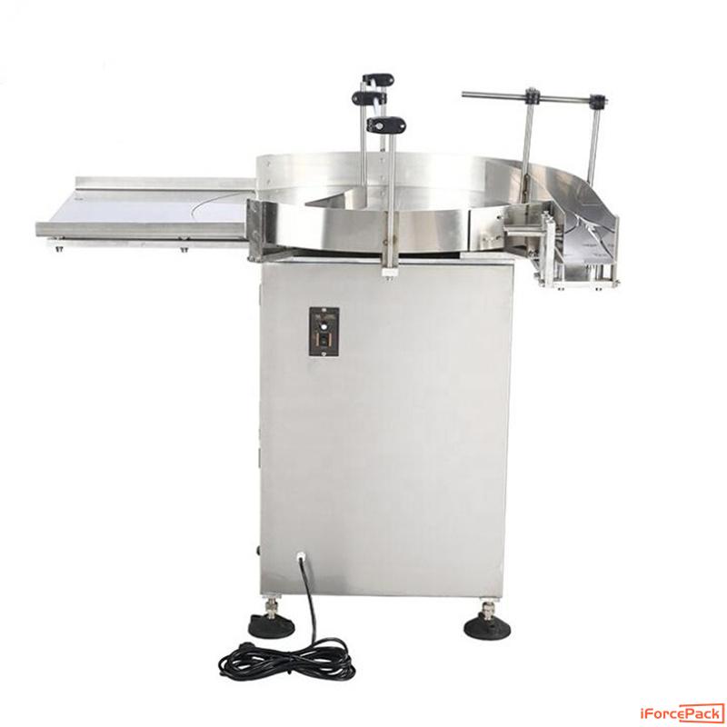 Automatic round bottle feeding collection turntable