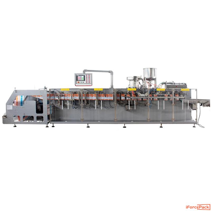 Automatic HFFS sauce paste bag horizontal form fill seal packing machine