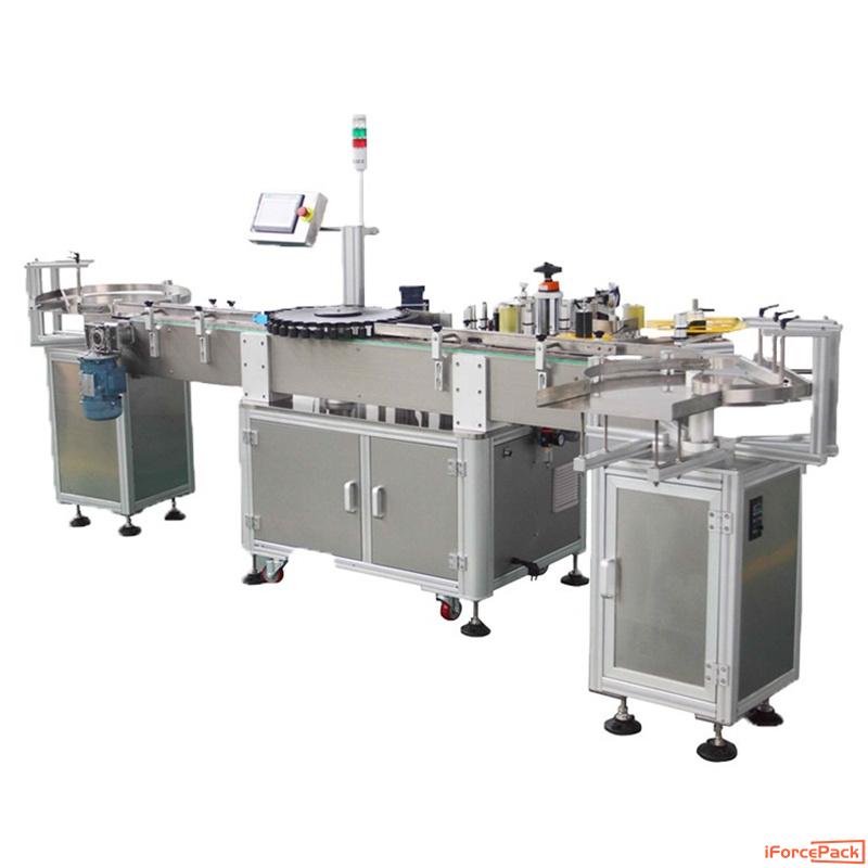 Automatic high speed medicine vaccine ampoule vial bottle labeling machine