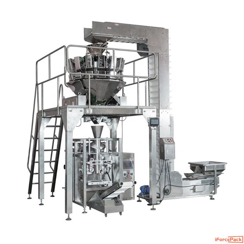 Automatic ice cube ice block vertical bag packaging machine