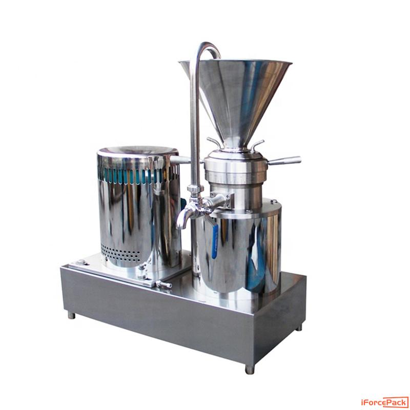 Food nut paste grinding colloid horizontal milling machine