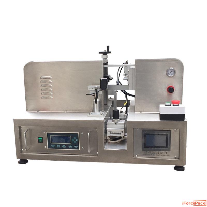 Semi automatic laminated soft tube ultrasonice sealing machine