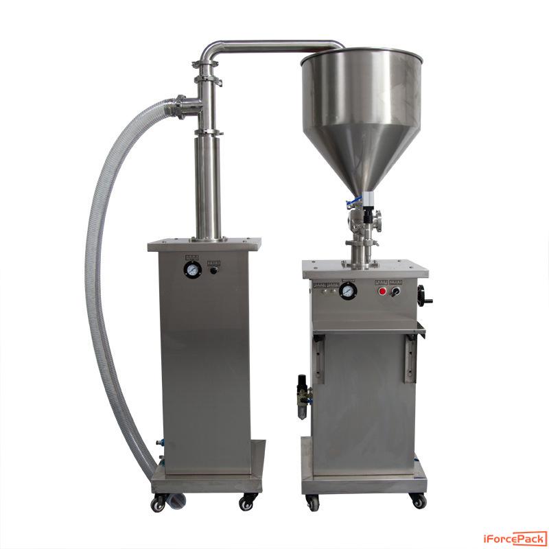 Semi automatic vertical liquid filling machine with feeder pump