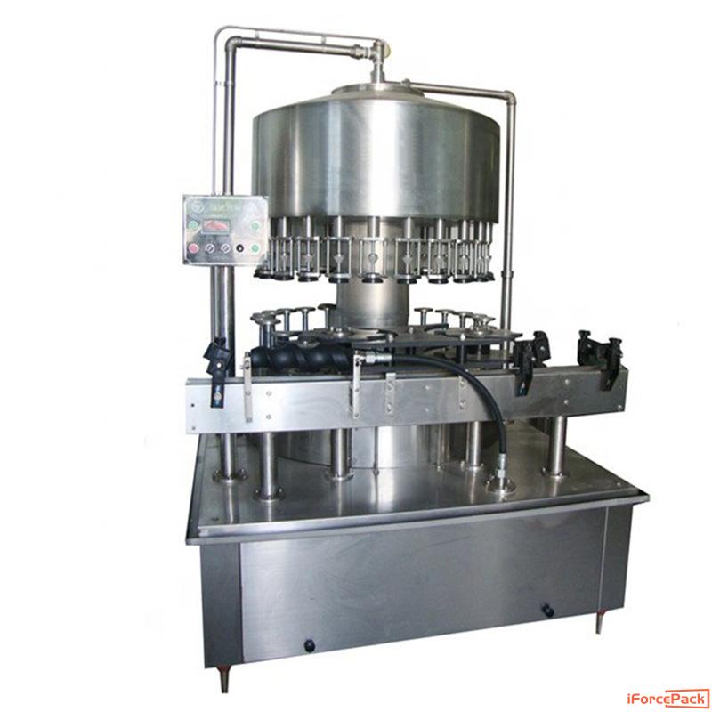 Automatic rotary wine glass bottle continuous filling machine