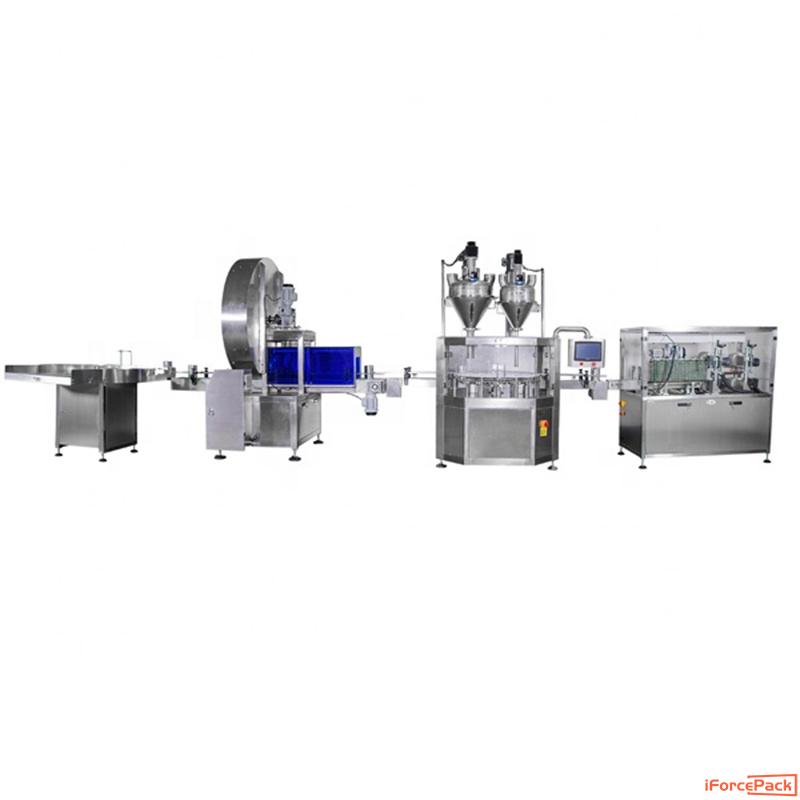 Automatic 1kg milk powder can high accuracy filling line