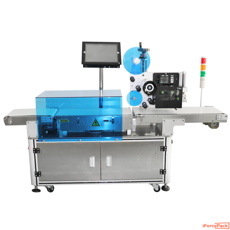 Automatic fresh food fruit vegetable weighing labeling machine