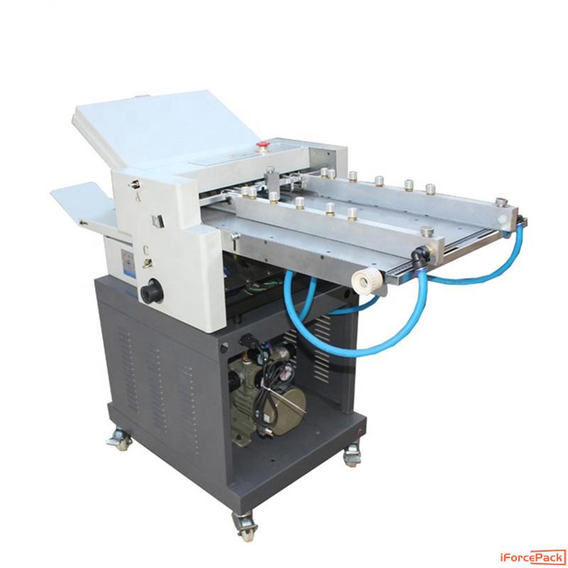 Automatic paper leaflet gife paper sheet folding machine