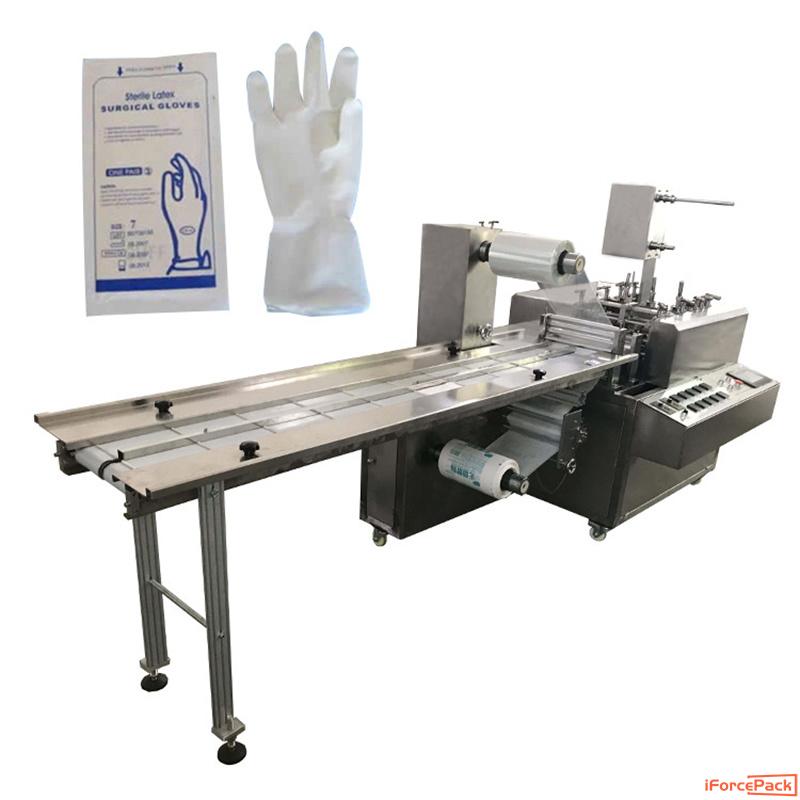 Automatic surgical latex glove inner wallet bag packaging machine