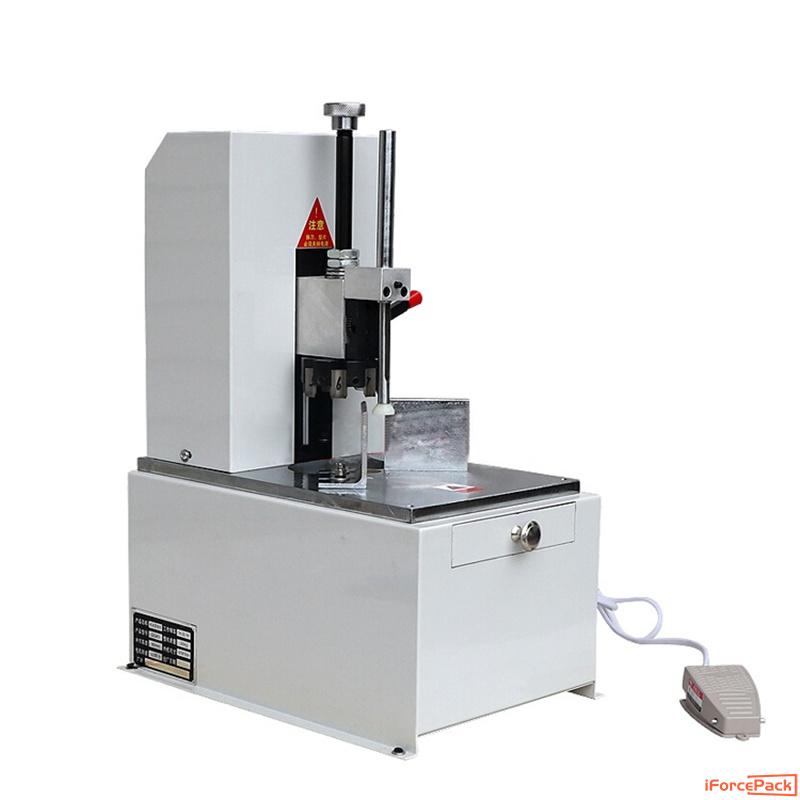 Semi automati tabletop catd tag book corner cutting machine