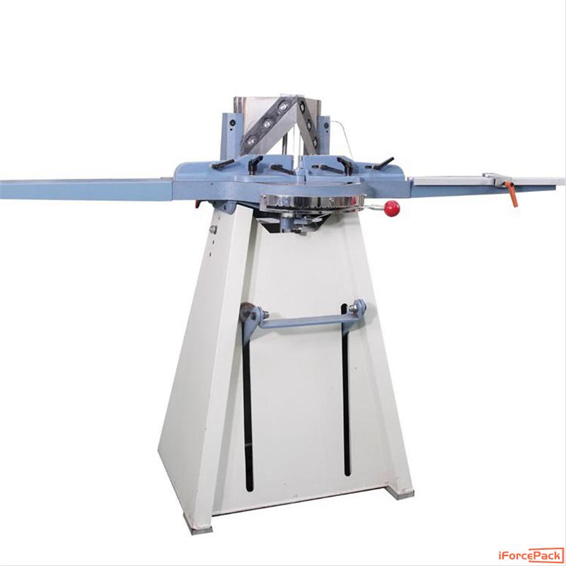 Semi automatic pedal type wooden guillotine frace cutting machine