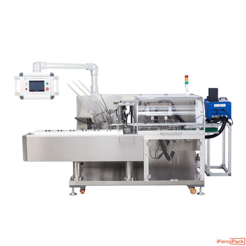 Automatic horizontal type hot melt glue cartoning machine