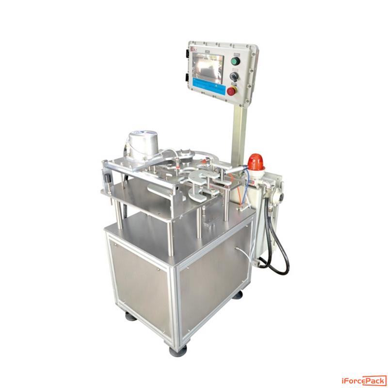 Automatic aerosol can bottle weight checking machine