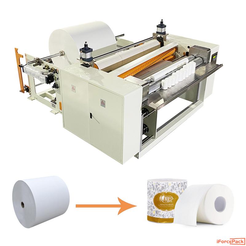 Automatic toilet paper roll cutting machine