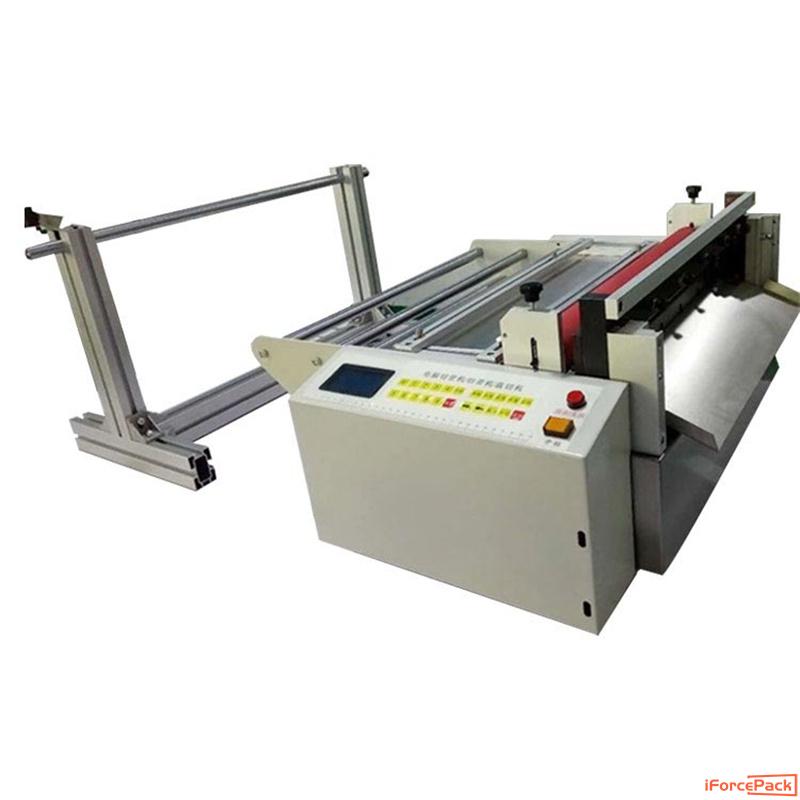 Automatic PVC PE Karft film roll cutting slicing machine