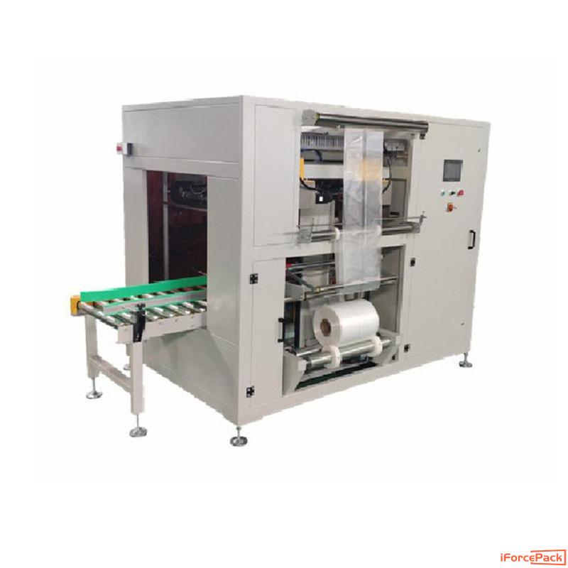 Automatic bag in box bag forming inserting box packing machine