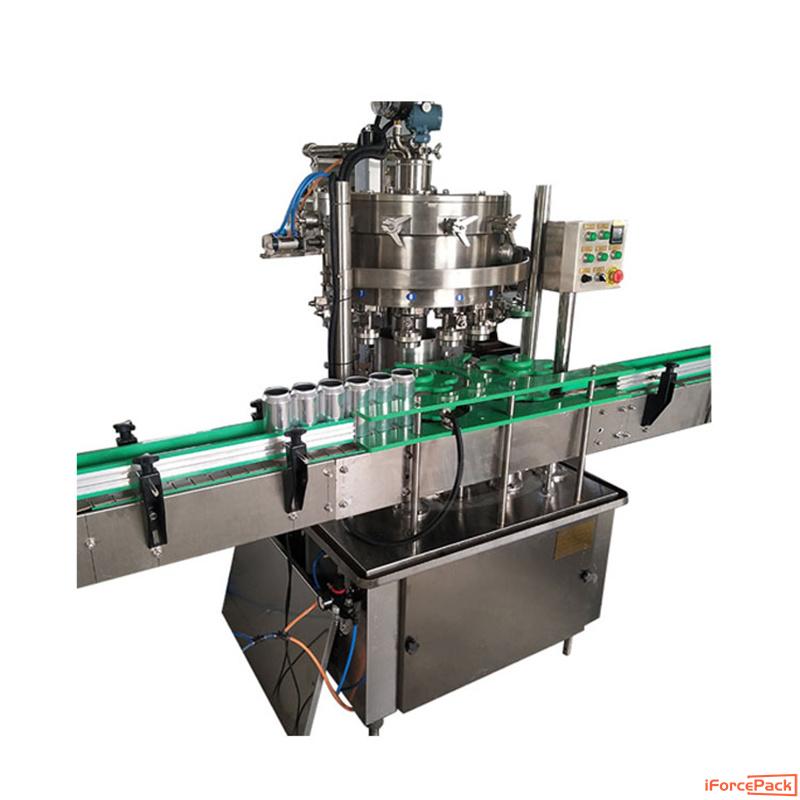 Automatic carbonated beverage can tin filling machine