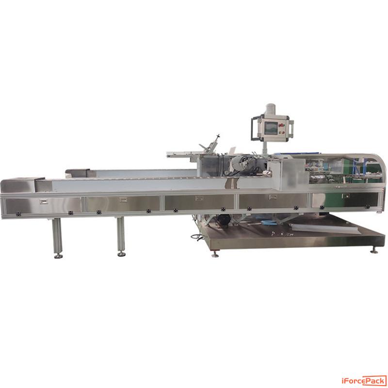 Automatic contiuous type high speed encasing packing line