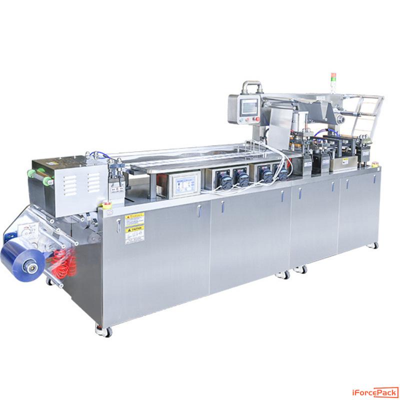 Automatic linear type granule powder capsule blister packing machine