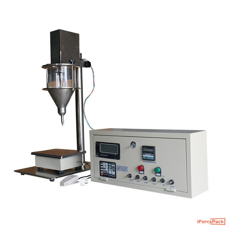 Semi automatic 0.2-20 gram bottle powder filling machine