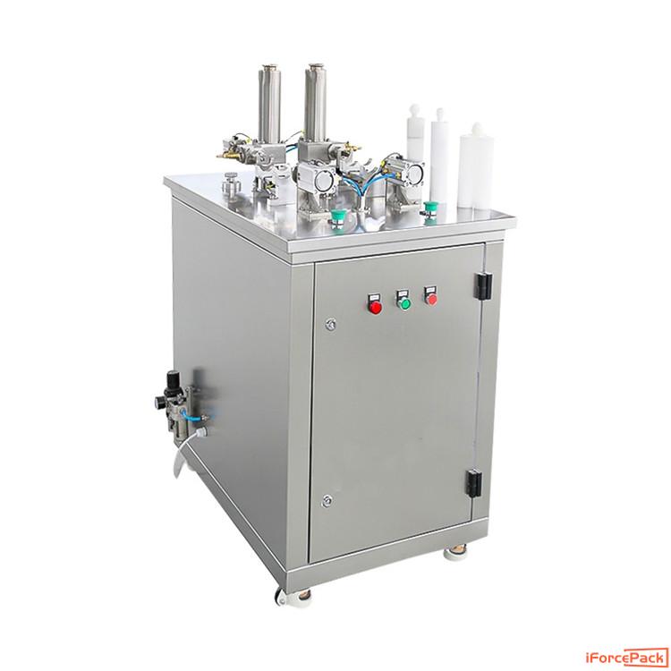 Semi automatic ceramic adhesive glue tube filling machine