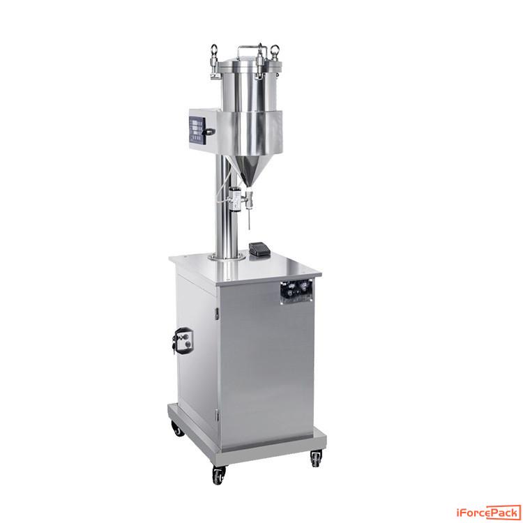Semi automatic cosmetic paste cream high viscosity filling machine